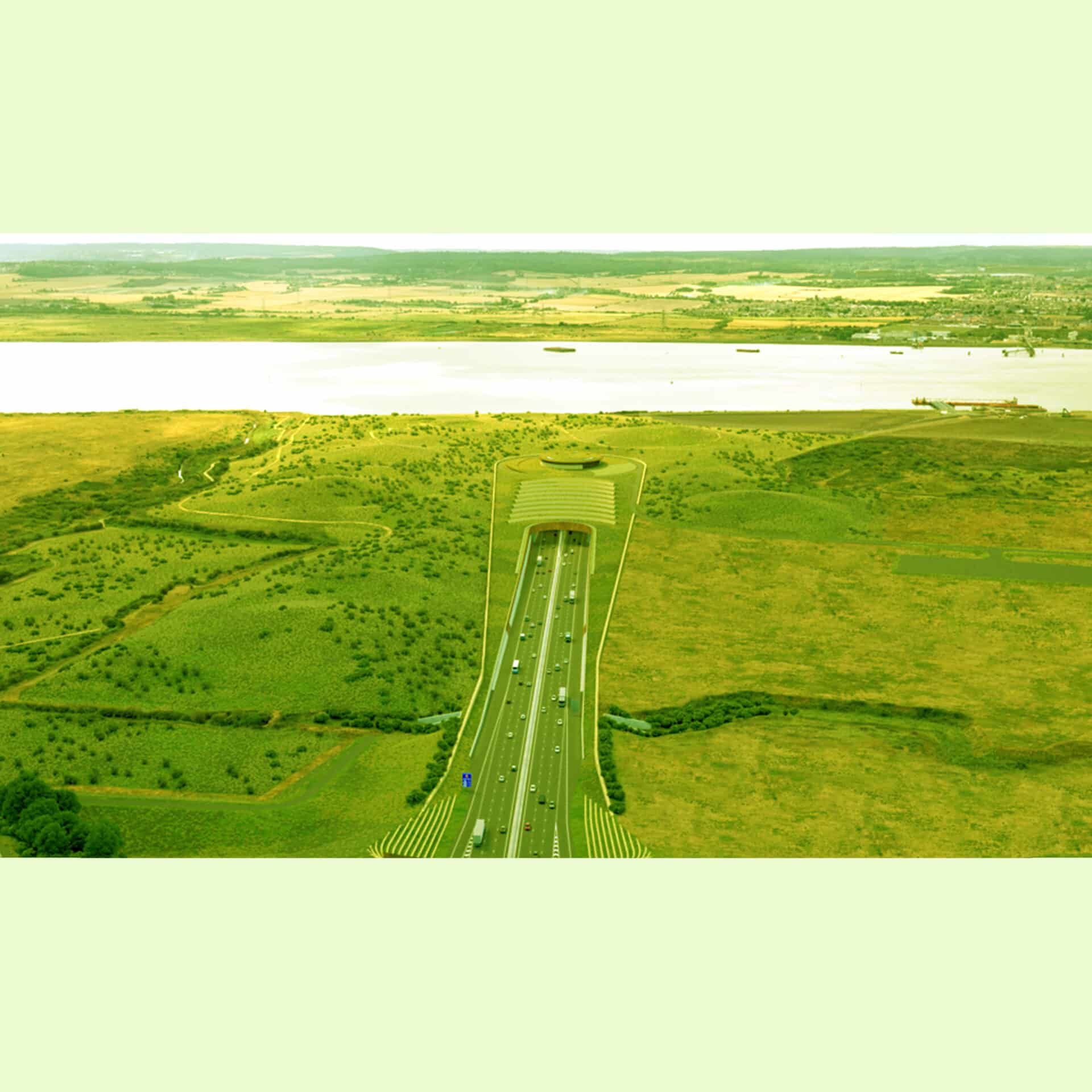 blog 79 syntech biofuel The Greenest Road Ever Built blog. Artist impression.