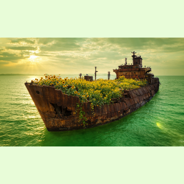blog 104 Syntech Biofuel The Dire Straits of Hormuz. Fuel tanker filled with cargo of sunflowers.